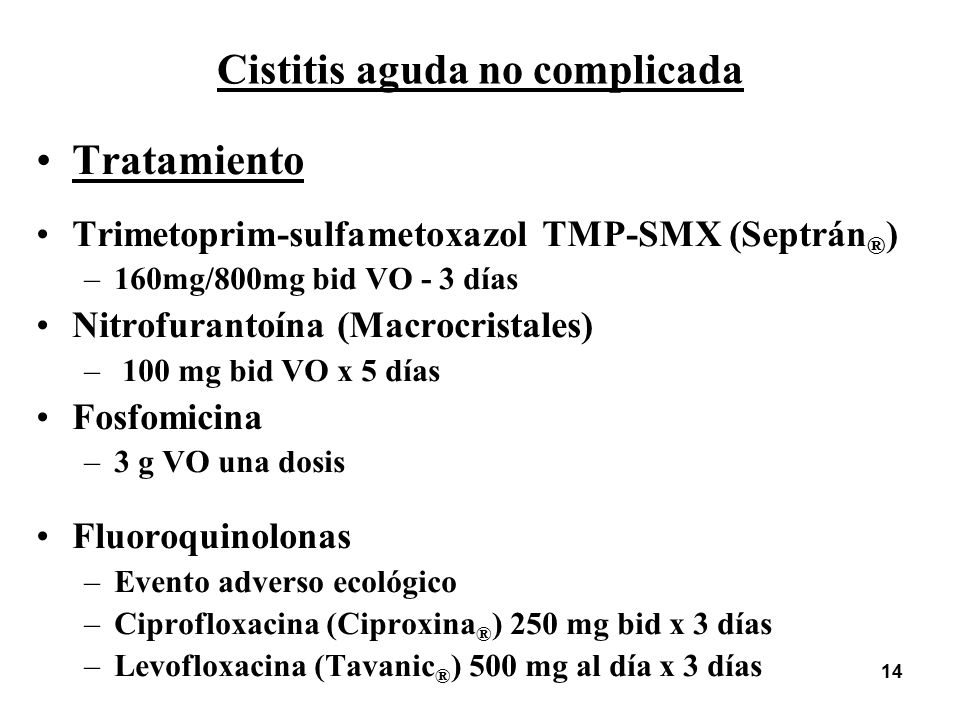prostatitis después de 20 días de ciproxini